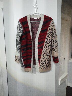 Funky CLOTH animal print cardigan